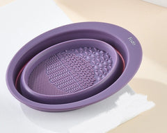 Silicone Cosmetic Makeup Brush Cleaning Pad Board