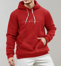 Large Thread Loose Casual Letter Drop-shoulder Sleeve Hoodie