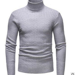 Cable-knit Turtleneck Trendy Youth Sweater Top