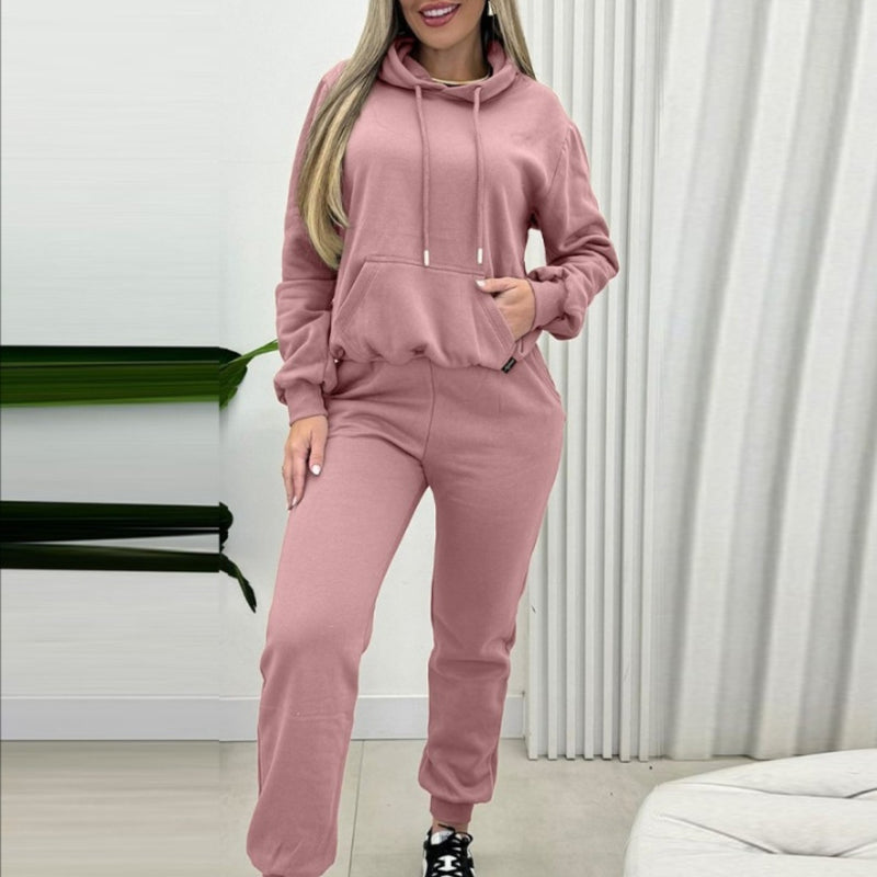 Hooded Women's Suit Sports Fashion Sweatsuit