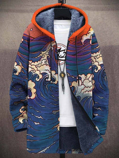 Men's Zipper Hooded Cardigan Cotton-padded Jacket