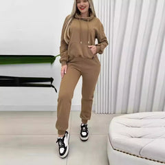 Hooded Women's Suit Sports Fashion Sweatsuit