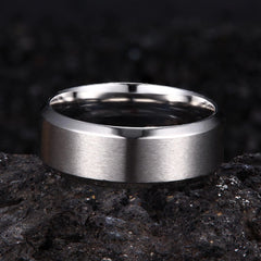 Jstyle Stainless Steel Rings for Men Wedding Ring Cool Simple Band 8MM Width 3 Pcs A Set 13