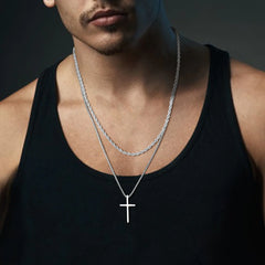 Vnox Mens Cross Necklaces