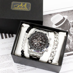 Non-mechanical Watch Men's Watch Suit Titanium Steel Bracelet