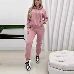 Hooded Women's Suit Sports Fashion Sweatsuit