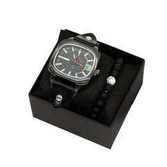 Men's Belt Bracelet Set Trendy Quartz Watch