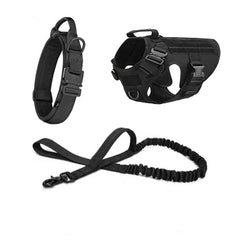 Outdoor Tactics Pet Dog Strap Collar Hand Holding Rope Three-piece Set