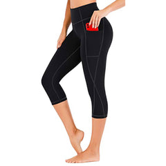 Cropped Pants Yoga Clothes Leggings Printed Fitness Pants