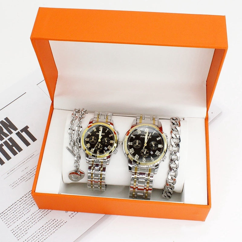 Couple Watch Set Quartz Watch Men's And Women's Watch Set