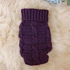 Cat Clothes Cat Pet Supplies Autumn Winter Knitted Sweater Cute Net Red