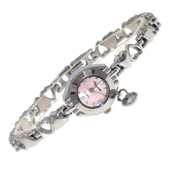 Hollow Heart Solid Bracelet Quartz Watch