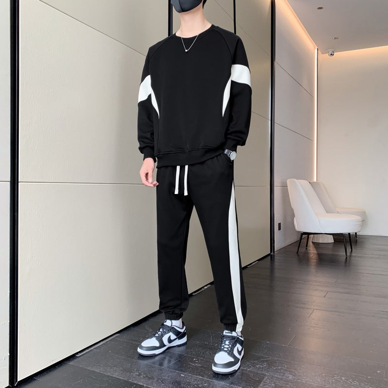 Sweater Loose Trousers Youth Fashion Casual Two-piece Suit