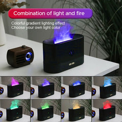 Ultrasonic Cool Mist Oil Flame Lamp Diffusor