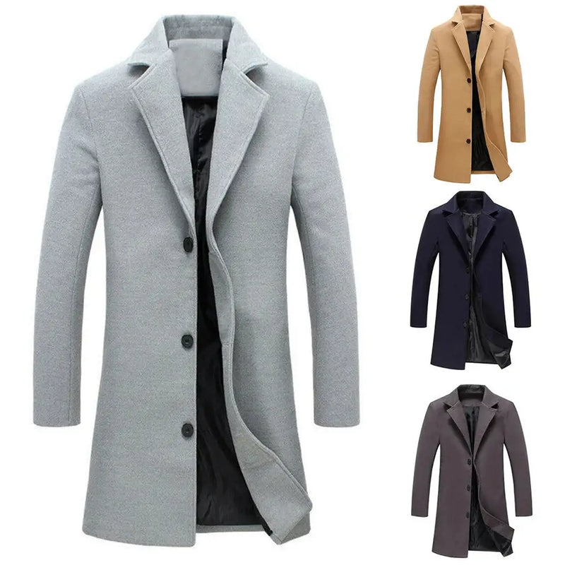 Men's Fashion Woolen Coat