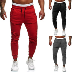 Men's Fashion Track Pants: Long Trousers for Fitness Workout