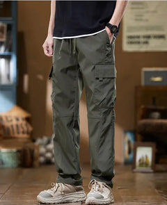 Fashion Brand Workwear Men's Spring And Autumn Loose Straight Wide-leg Pants