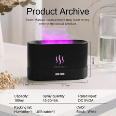 Ultrasonic Cool Mist Oil Flame Lamp Diffusor