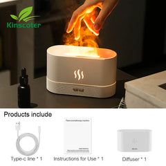 Ultrasonic Cool Mist Oil Flame Lamp Diffusor